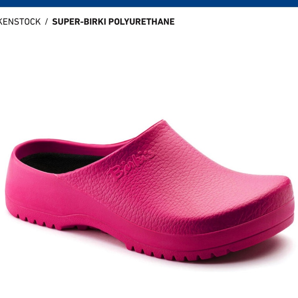 Super-Birki clogs in raspberry sorbet color Brand new, still in box, never worn